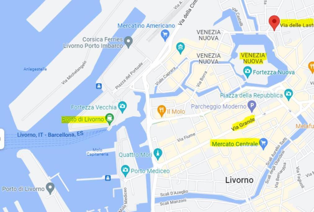 Loft Cianosi - Appartamento Nel Cuore Di Livorno Eksteriør bilde