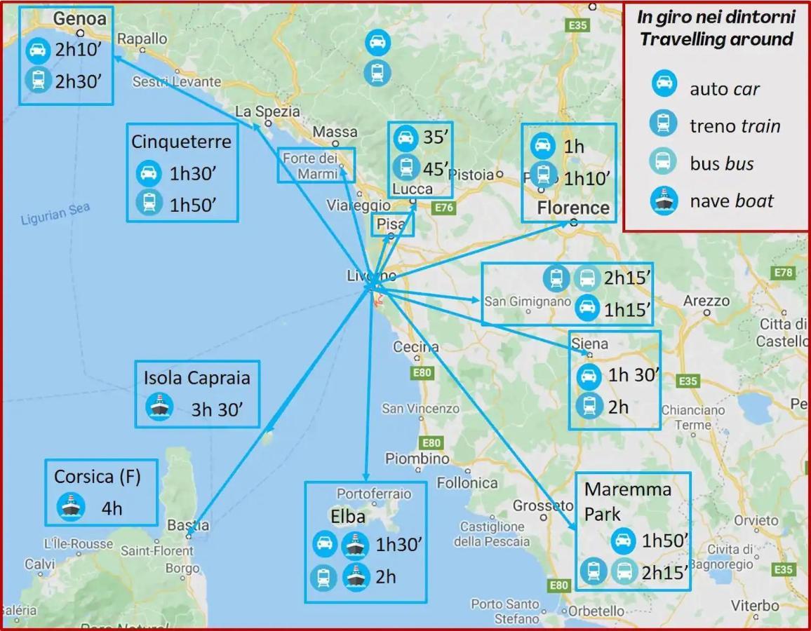 Loft Cianosi - Appartamento Nel Cuore Di Livorno Eksteriør bilde